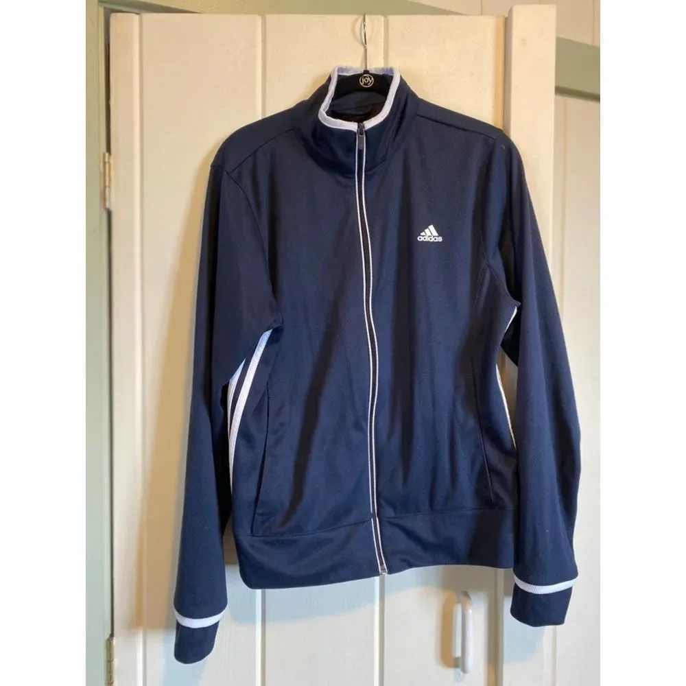 Adidas Track Jacket in Blue